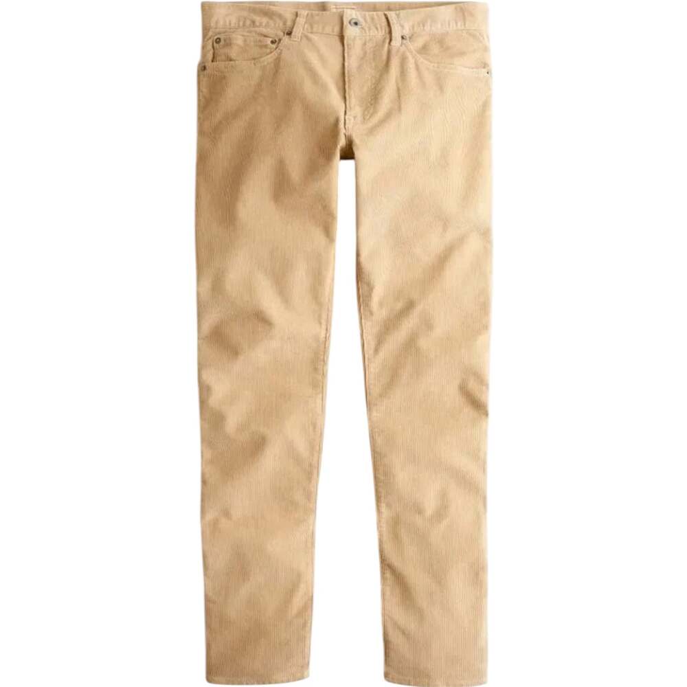 J.Crew 484 Corduroy Pants 15 Wale Trousers Slim Fit Straight Tan 34x34